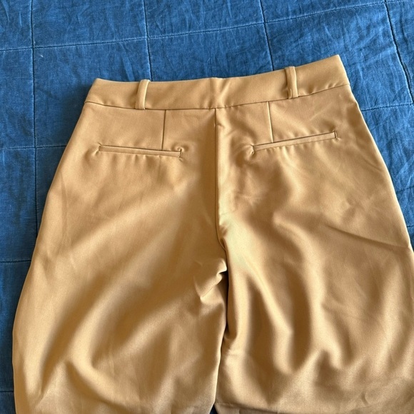 NWOT $135 HOUSE OF CB CAMERON
CARAMEL RELAXED WIDE LEG TAILORED TROUSERS SMALL - Picture 6 of 12